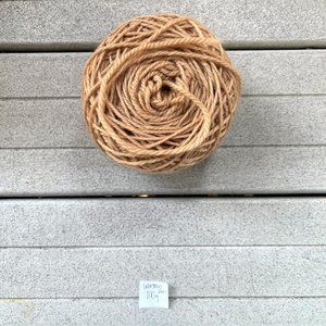 Tan Beige Worsted Weight Wool Blend Yarn - Destash knit knitter knitting